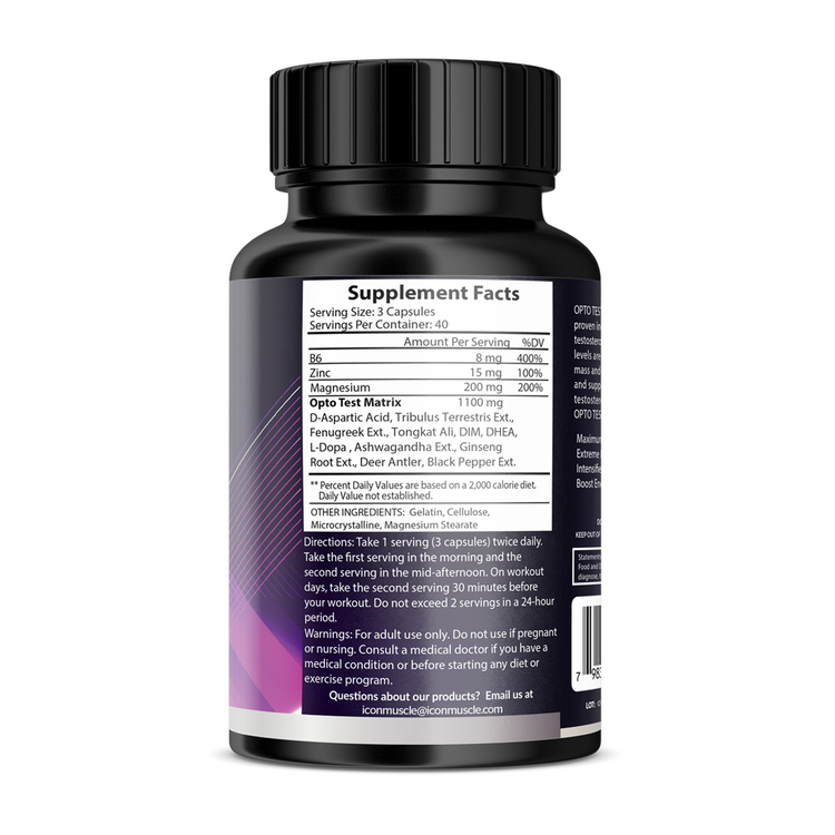 Icon Muscle Opto Test X4 Most advanced testosterone booster