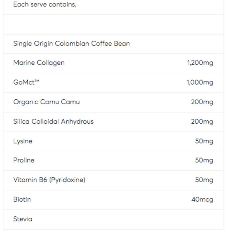 Before You Speak Collagen Coffee 7sv