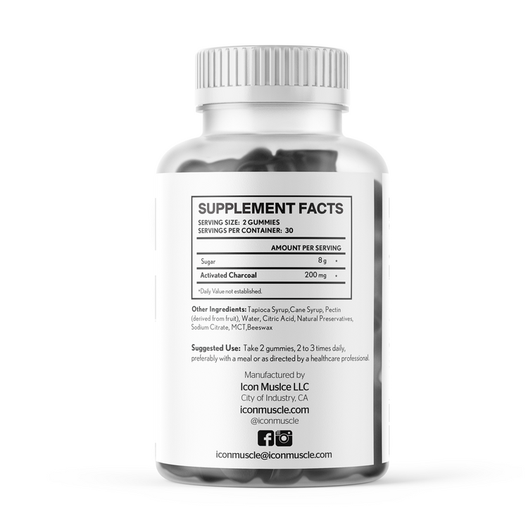 Icon Muscle Activated Charcoal Gummies