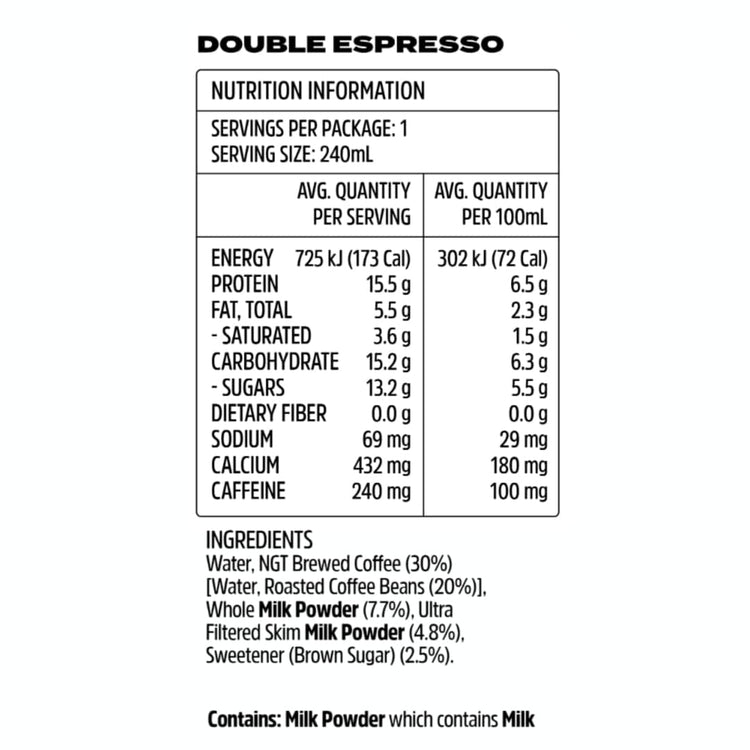 Before You Speak Protein Iced Latte Rtd (240ml) x 12