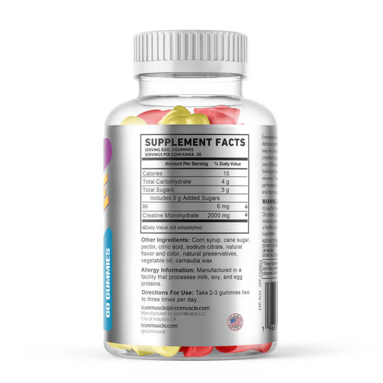 Icon Muscle Creatine Gummies 30sv