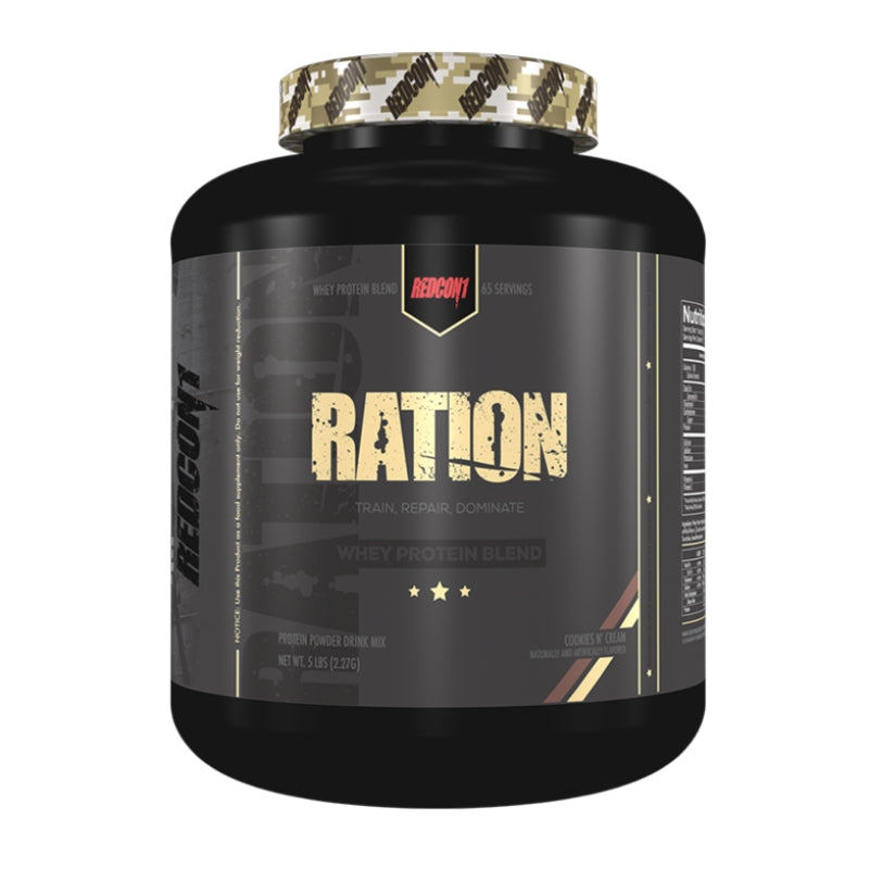 Redcon Ration Whey Protein 5lb + FREE Big Noise 30sv