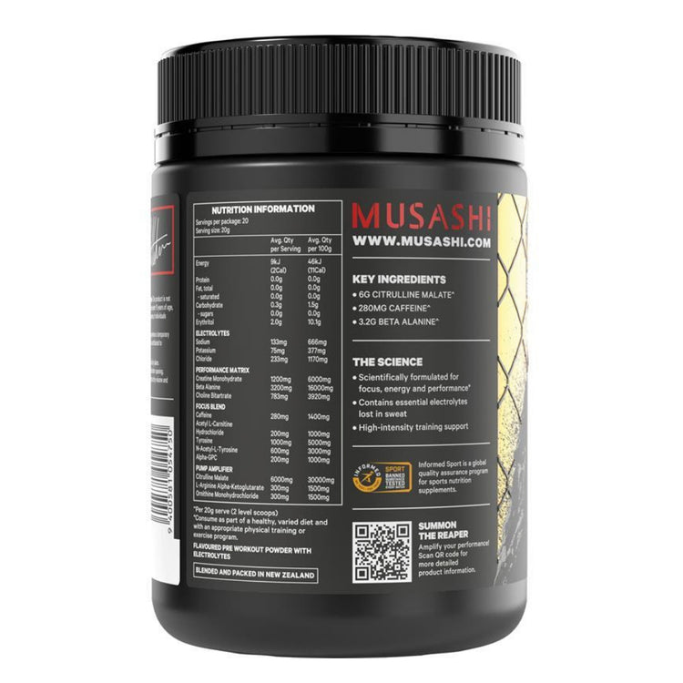 Musashi Reaper Pre-Workout
