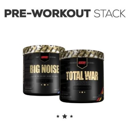 Redcon Total War + Big Noise Pre Workout Stack
