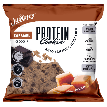 Justine's Healthy Delicious Protein Cookies Box 12/each 64gm